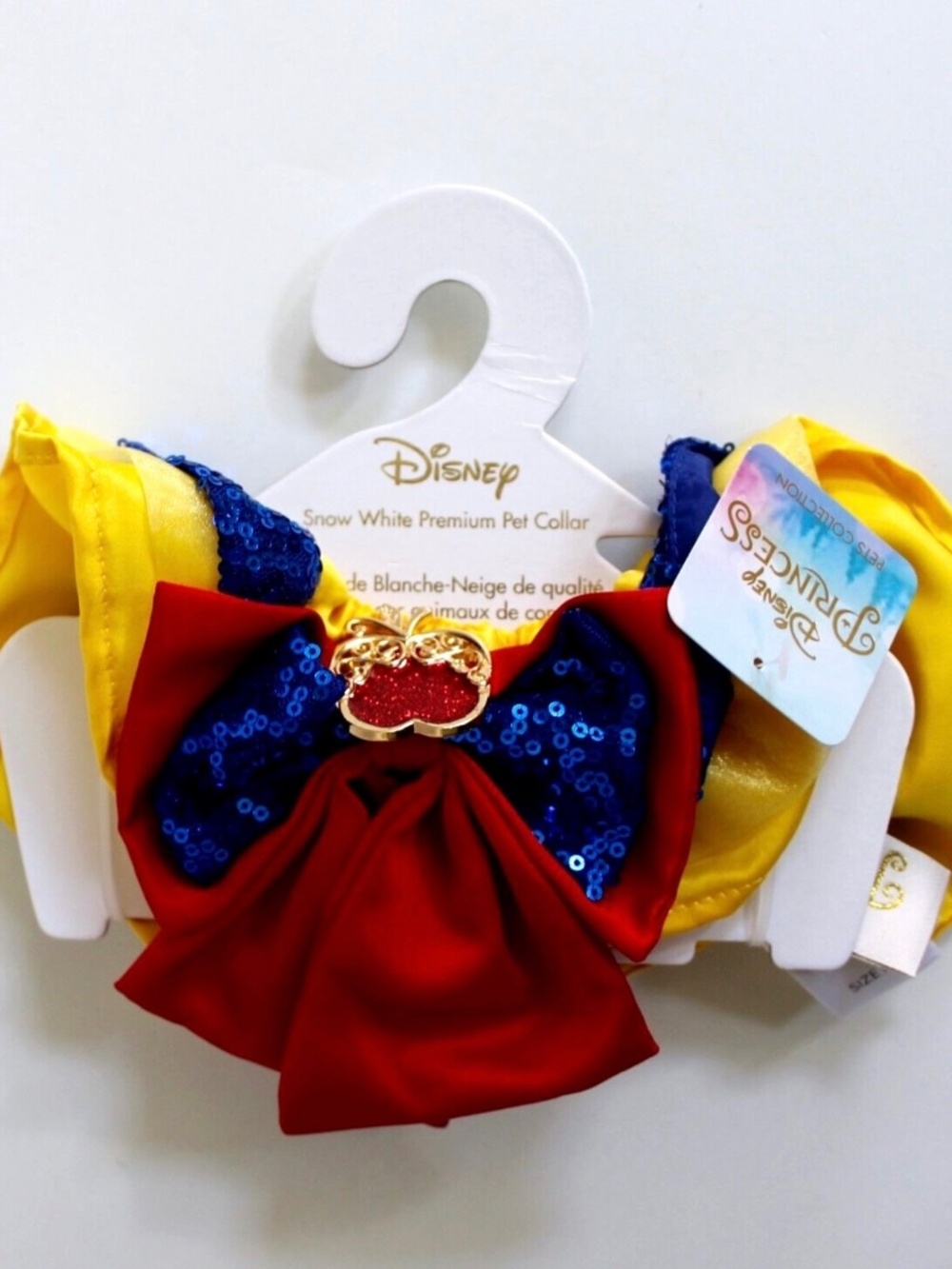 Disney Princess Snow White Sequin Premium Pet Collar Size L NWT